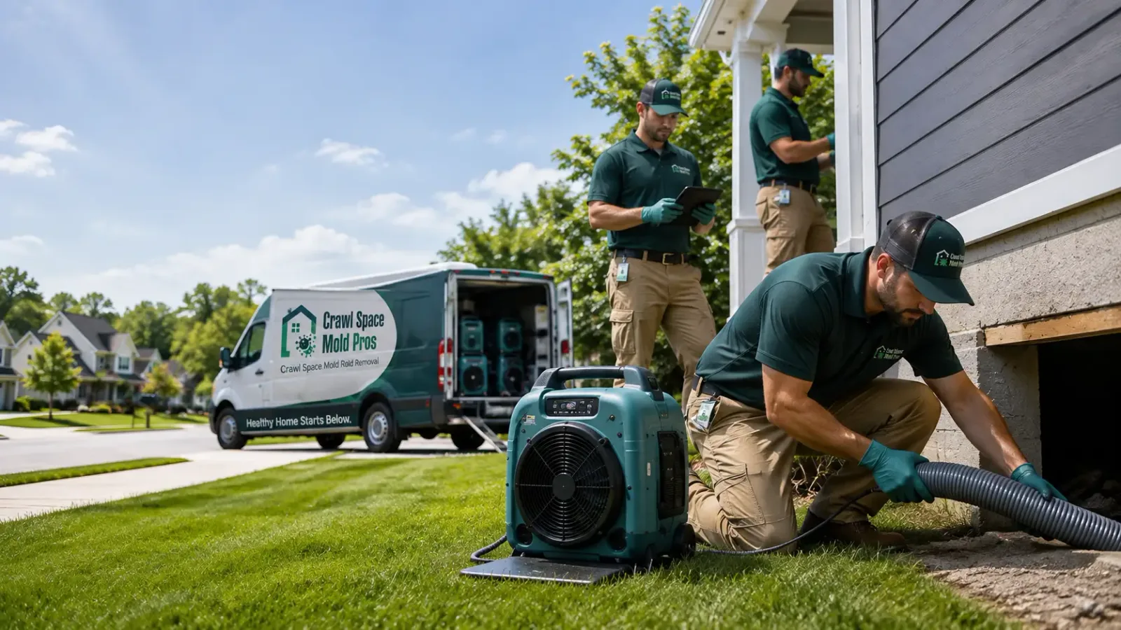 Crawl Space Mold Removal in Farmington, AR